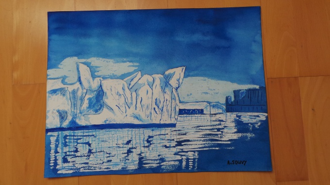 Icebergs du Groenland - 31 x 41 cm