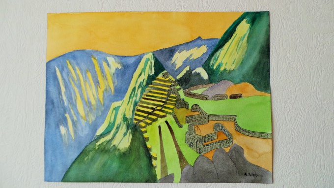 Machu Picchu - 31 x 41 cm